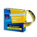 Avery DMR1964R5 Self Adhesive Dispenser Labels 19 x 64mm ANY REASON 937262