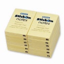 BEAUTONE StickOn Yellow Notes 50x76mm 11020