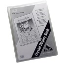 COLBY A3 Crystal Display Book 12 Pocket Clear 254A3CLEAR
