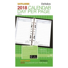 DayPlanner Desk Edition Daily Dated Diary Refill DK1100