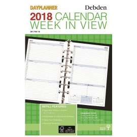 DayPlanner Desk Edition Weekly Dated Diary Refill DK1700
