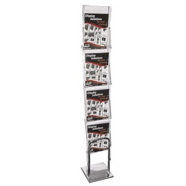 Deflecto® Portable Concertina Display Stand with Carry Case DR1007