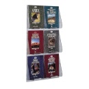 Deflecto® Literature Wall Display 6 x A4 Pockets (56401)