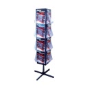 Deflecto® Deluxe Rotating Brochure Holder Floor Stand A4 x 16 Pockets (58021)