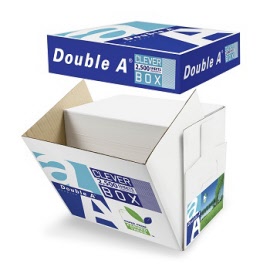 Double A Premium A4 Copy Paper 80gsm White Clever Box