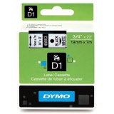 DYMO® D1 Tape 19mm x 7m Black/White (SD45803)