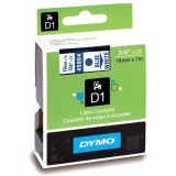 DYMO® D1 Tape 19mm x 7m Blue/White (SD45804)
