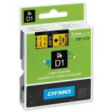 DYMO® D1 Tape 9mm x 7m Black/Yellow (SD40918)