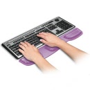Fellowes Gel Clear Keyboard Wrist Rest Purple 9183601