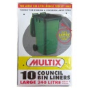 MULTIX Council Bin Liners Large 240 Litre