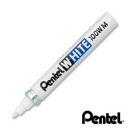Pentel X100WM White Marker Medium Bullet Point