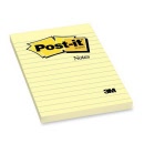 Post-it® Notes 660 Canary Yellow 98 x 149mm Lined