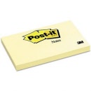 3M Post-it Notes 655 Canary Yellow 73x127mm