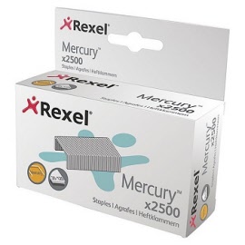 REXEL Mercury Heavy Duty Staples Bx2500 (2100928)