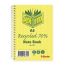 SPIRAX 813 Recycled 70% A6 Note Book 100 Pages 56803