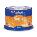 Verbatim® DVD-R 4.7GB 120min 16x Spindle Pk50 (95101)