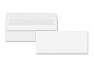 Business Correspondence Plainface White Envelopes
