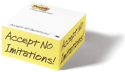 Custom Printed Post-it® Notes - Accept No Imitations!
