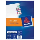 AVERY® L7174 Lateral Filing Labels 4 Labels per Sheet 959095