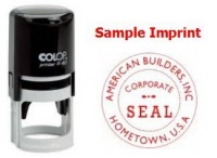 COLOP® Printer R40 Custom Self-Inking Stamp (R40) with Sample Imprint