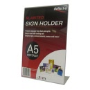 Deflecto® A5 Single Sided Menu / Sign Holder Portrait 47501
