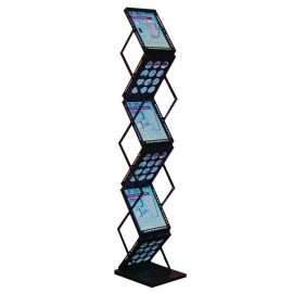 Deflecto® Portable Concertina Display Stand with Carry Case DR1006