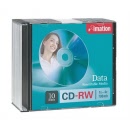 Imation® CD-RW 700MB 80min 4x Slim Case Pk10 (66-0000-7026-9)