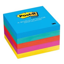 3M Post-it Notes 654-5UC Jaipur Collection 76x76mm