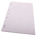 QUILL Office Pads A4 Ruled 7 Hole Punched 60gsm 90 Leaf White 01030