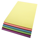Quill Office Pad A4 Ruled 70gsm 70 Leaf Assorted 01356