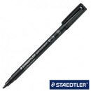STAEDTLER Lumocolor® 314 Permanent B Marker Pen Broad 314-9 Black