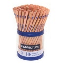 STAEDTLER Natural Raw Graphite Pencils HB Tub 100s (13060N2KP)