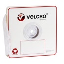 Velcro® Fasteners Loop Only 25mm x 25m Strip White Bulk 43362